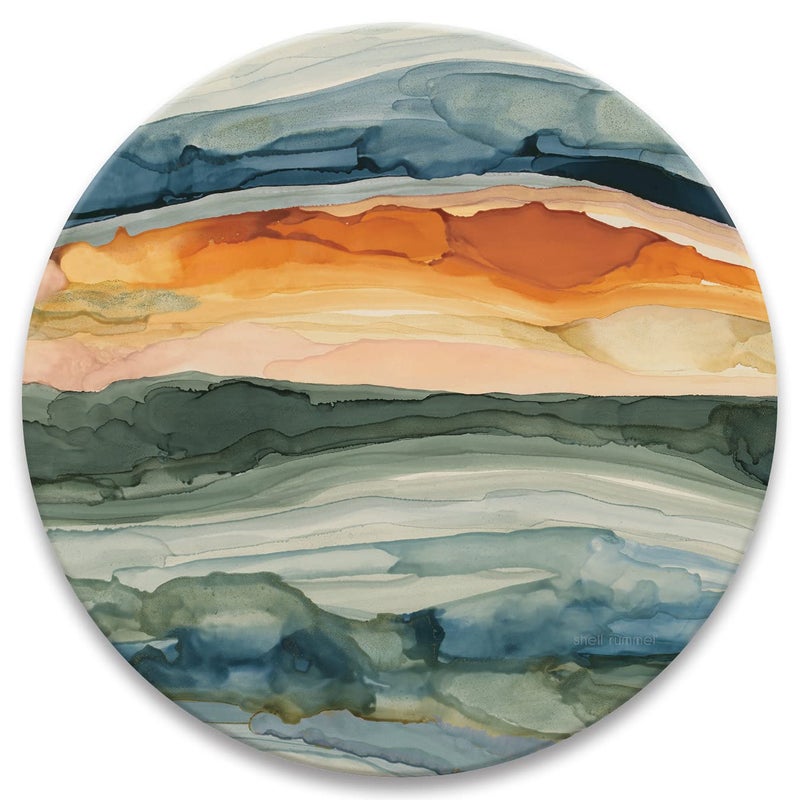 CoasterStone Shell Rummel Watercolor Sunrise Coasters - Image 3